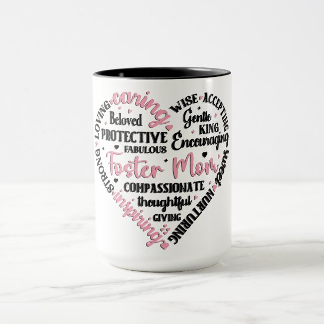 Mug Maman d'accueil Cœur Mignon (Centre)