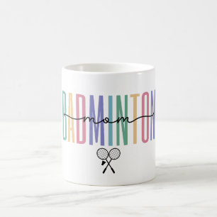 Mug Maman de badminton coloré