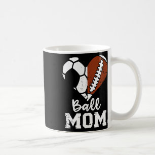 Mug Maman de ballon cœur drôle football maman de footb