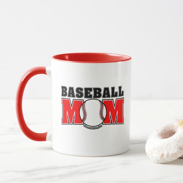 Mug Maman de baseball (Avec donut)
