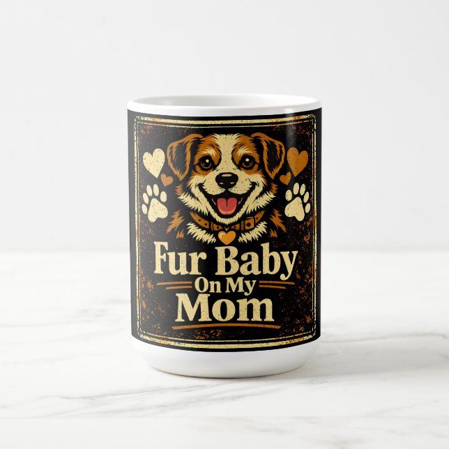 Mug Maman de bébé fourrure – Fierté de l'amour des par (Centre)