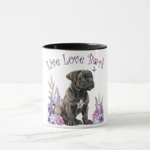 Mug Maman de Cane Corso Fleurie