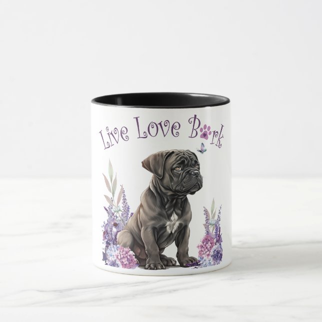 Mug Maman de Cane Corso Fleurie (Centre)