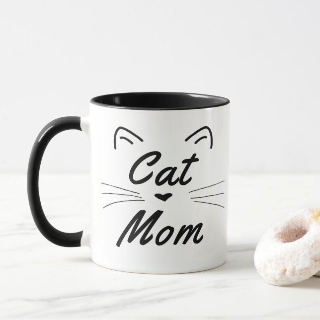 Mug Maman de chat (Avec donut)