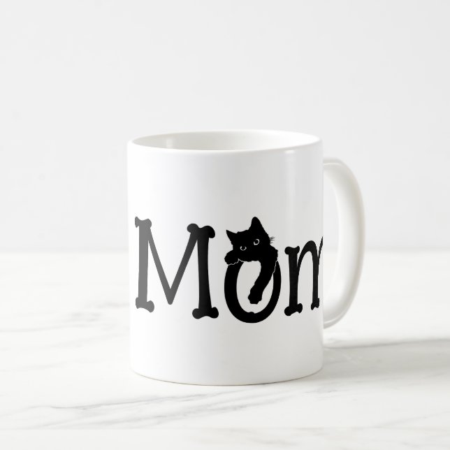Mug Maman de chat (Devant droit)