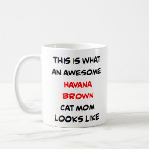 Mug maman de chat brun havane, génial