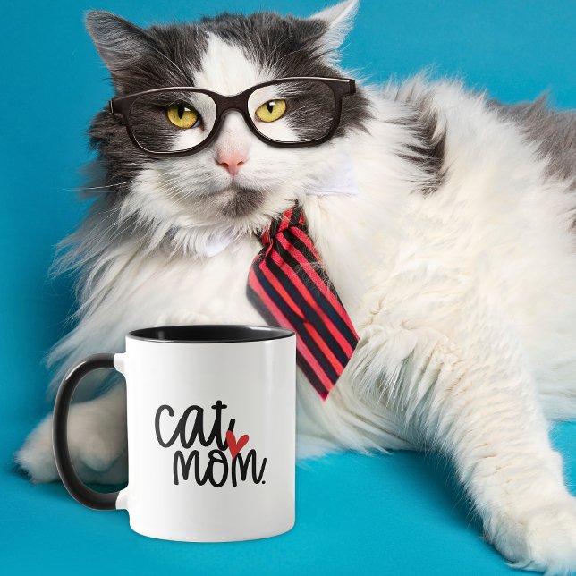 Mug Maman de chat mignonne (The purr-fect coffee mug for cat moms!)