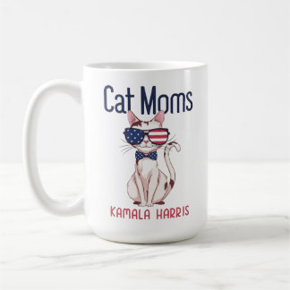 Mug Maman de chat pour Kamala Harris | 2024