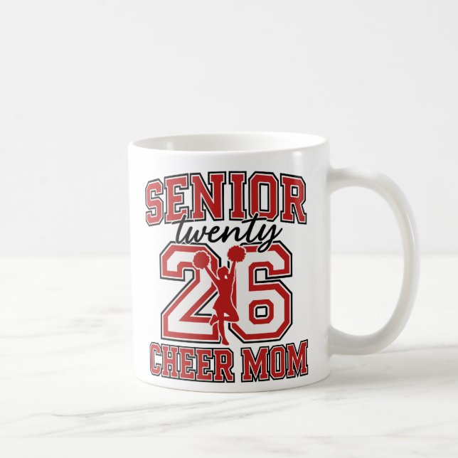 Mug Maman de Cheerleader Senior 2026 – Supportrice Fiè (Droite)
