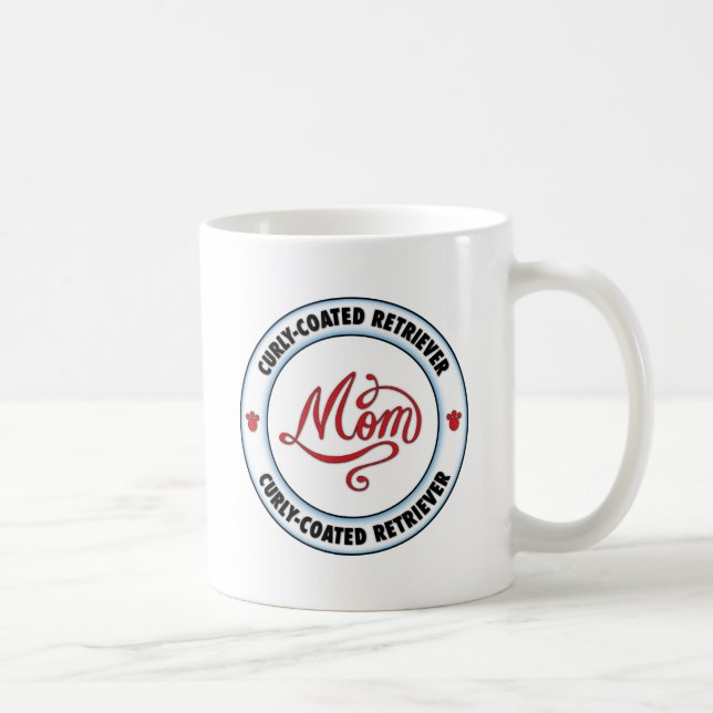 Mug Maman de CHIEN D'ARRÊT de CURLY-COATED (Droite)