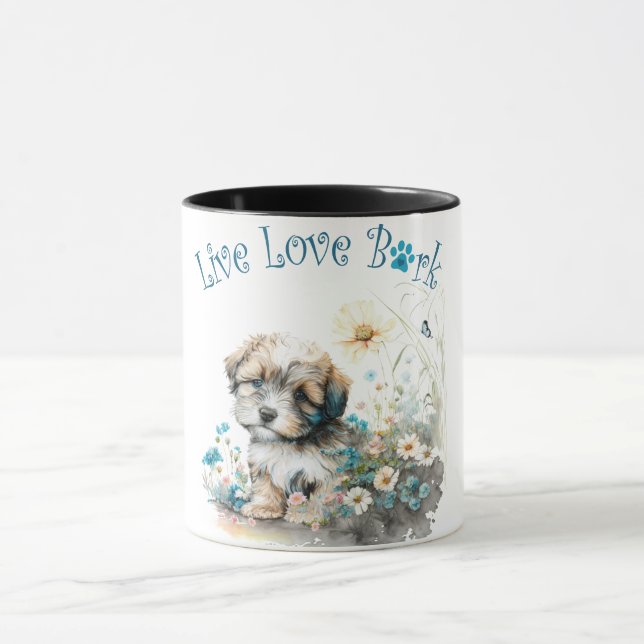 Mug Maman de Chien Havanais Floral (Centre)