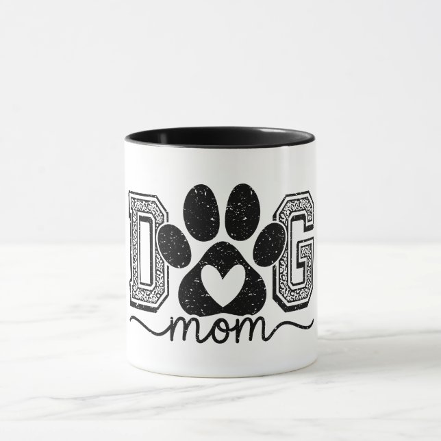 Mug Maman de Chien Mignonne (Centre)