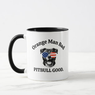 Mug Maman de chien politique drôle Anti Trump Papa Pit