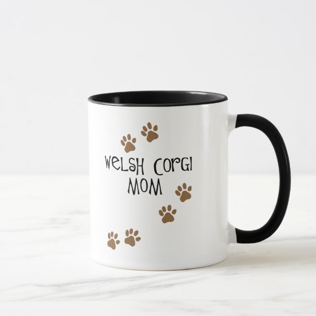 Mug Maman de corgi de Gallois (Droite)