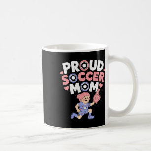 Mug Maman de foot fière Support de fans joyeux pour le