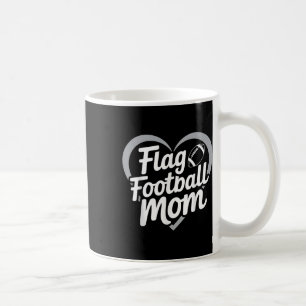 Mug Maman de football à drapeau cœur jeu sport fan sup
