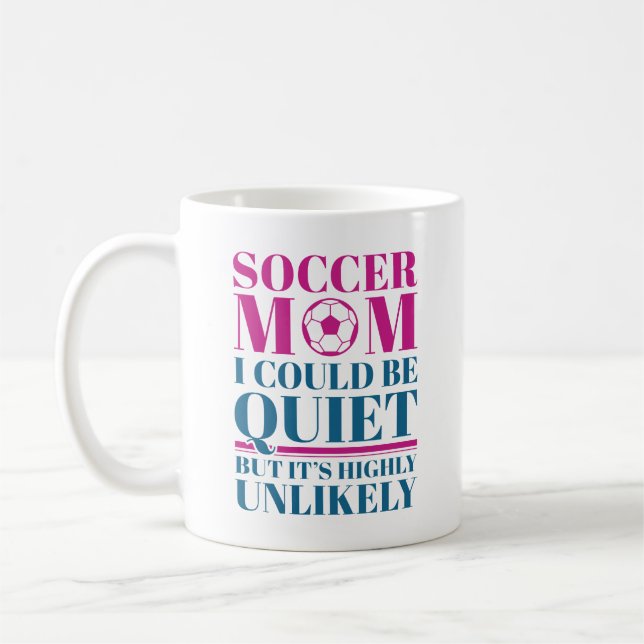 Mug Maman de football calme (Gauche)