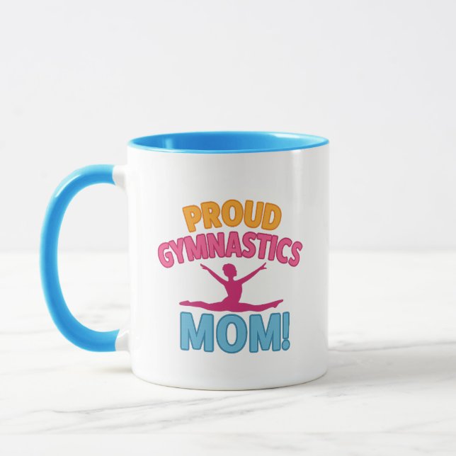 Mug Maman de gymnaste fière (Gauche)