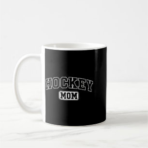 Mug Maman de hockey drôle lettrage athlétique Fête des