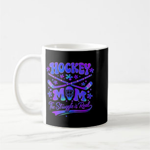 Mug Maman de hockey La lutte est réelle Masque de gard