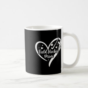 Mug Maman de hockey sur gazon Cœur Maman d'un joueur d