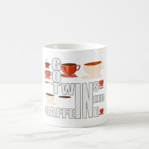 Mug Maman de jumeaux a besoin de caféine