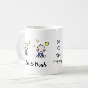 Mug Maman De Jumeaux Cadeau, Nouvelle Maman, Jumeaux, 