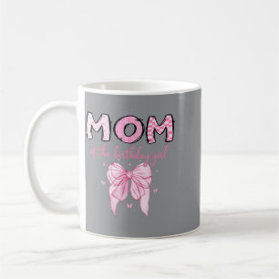 Mug Maman de la fille d'anniversaire Arc Coquette Rose