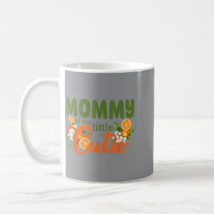 Mug Maman de la petite mignonne orange clémentine Fête