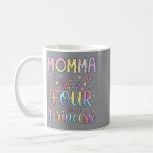 Mug Maman de la princesse de quatre ans pour son 4ème