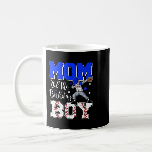 Mug Maman De L'Anniversaire Garçon Baseball Softball M (Gauche)