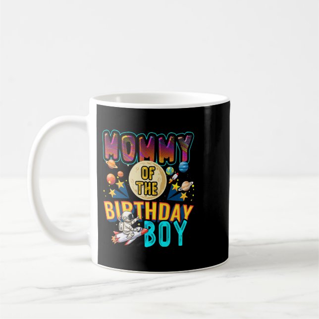 Mug Maman De L'Anniversaire Garçon Mère Cadeau Astrona (Gauche)