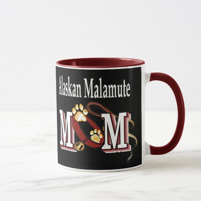Mug MAMAN de Malamute d'Alaska (Droite)