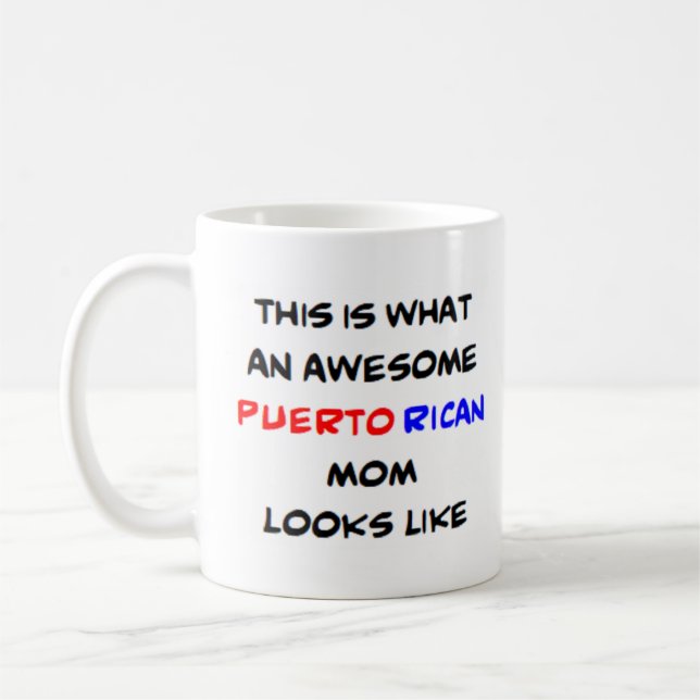 Mug maman de puerto rican, génial (Gauche)