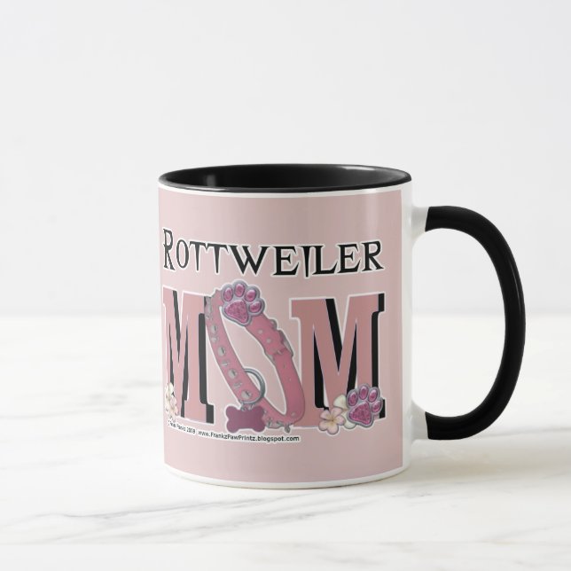 Mug MAMAN de rottweiler (Droite)