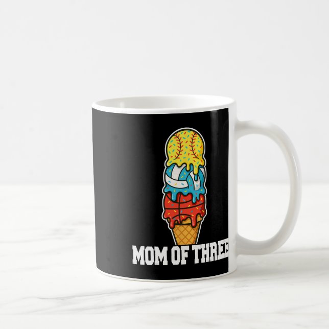 Mug Maman de softball volley-ball basketball glace d'é (Droite)