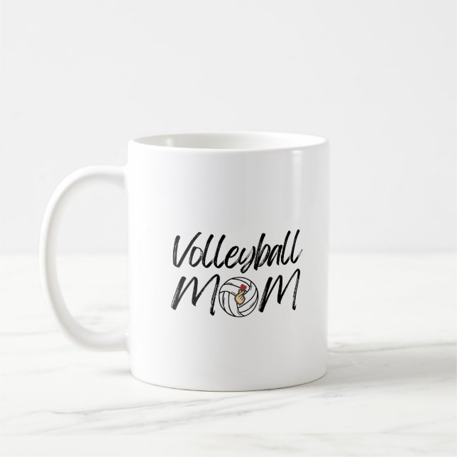 Mug Maman de volley Jour de match Amoureuse de volley- (Gauche)