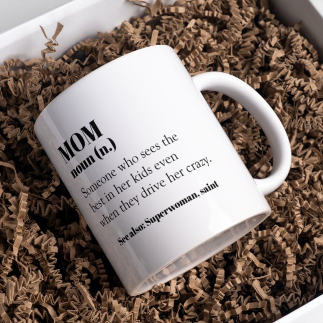 Mug Maman Définition Mot Noun Cadeau Fête des mères (Créateur téléchargé)