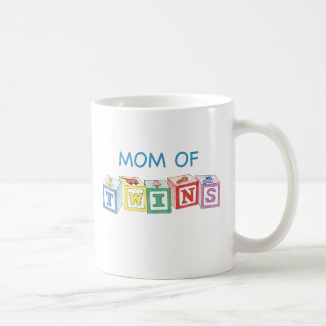 Mug Maman des blocs de jumeaux (Droite)