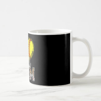 Mug Maman des deux ballon maman moitié softball moitié