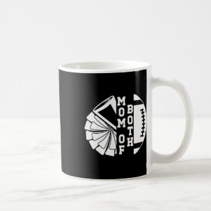 Mug Maman des deux fière Footll et maman de cheer _1 