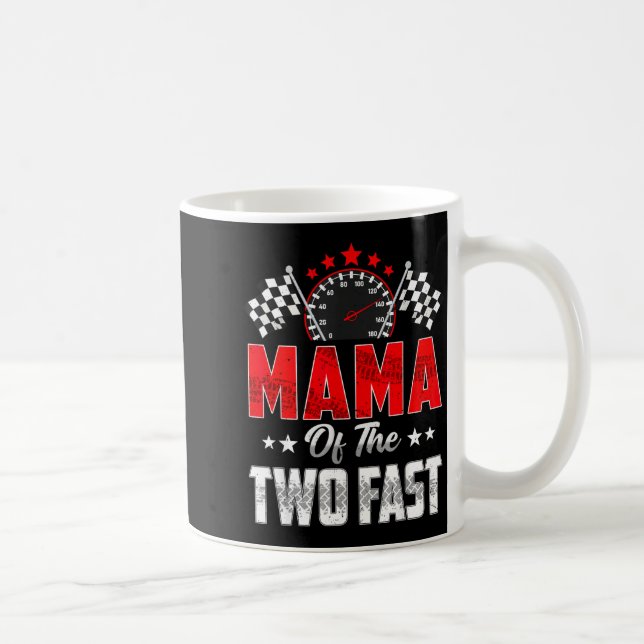 Mug Maman des deux voitures de course rapides de la fa (Droite)