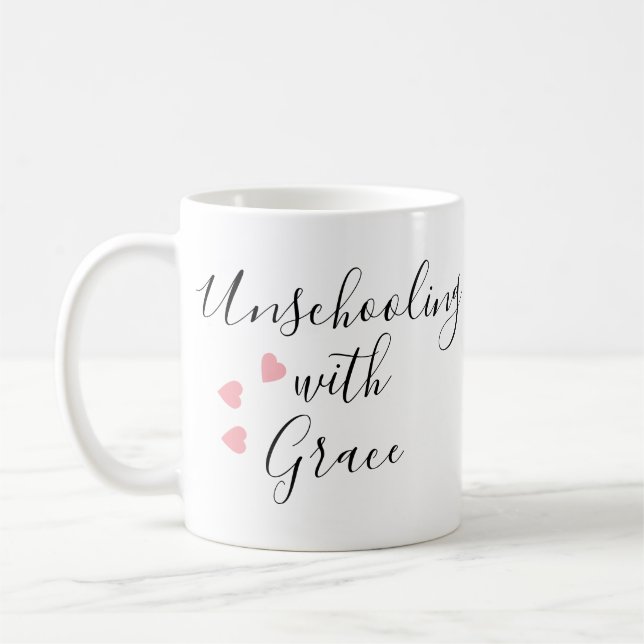 Mug Maman déscolarisante Grace Hearts (Gauche)