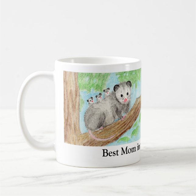 Mug Maman d'Opossum (Gauche)