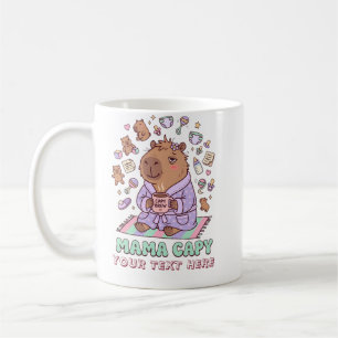 Mug Maman drôle Capy Fête des mères Cadeau pour maman