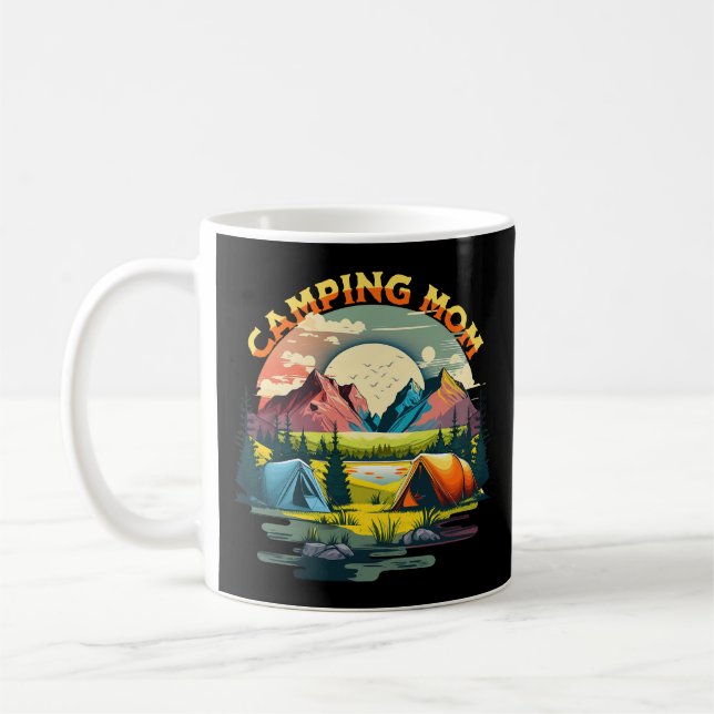 Mug Maman du camping (Gauche)