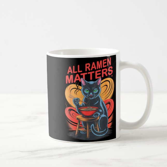 Mug Maman du chat de Ramen Kawaii tout Ramen positivem (Droite)