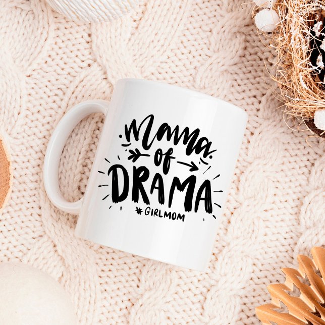 Mug Maman du drame #petite maman drôle (Créateur téléchargé)