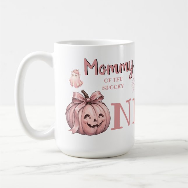Mug Maman du Fantôme Rose de Pinkoween (Gauche)