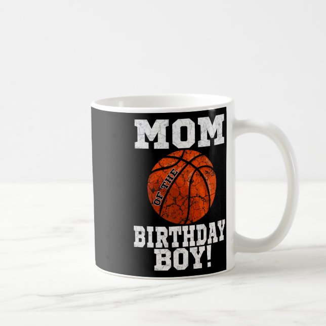 Mug Maman Du Garçon D'Anniversaire Bysketbyll Lover Vi (Droite)